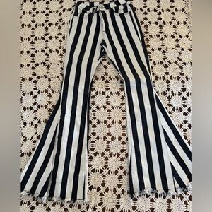 Altar'd State Black and White Checkered Pants